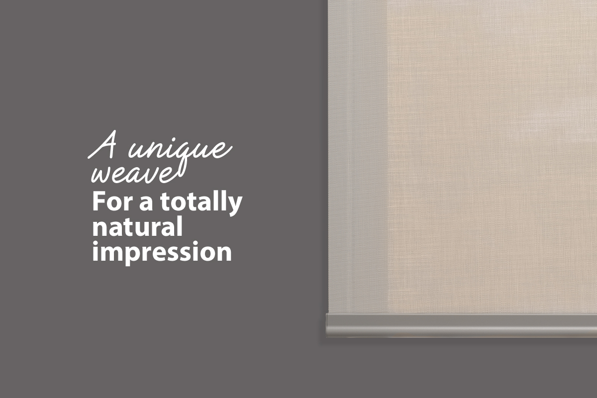A unique weave for a totally natural impression