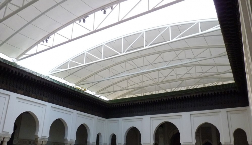 高强度张拉屋面