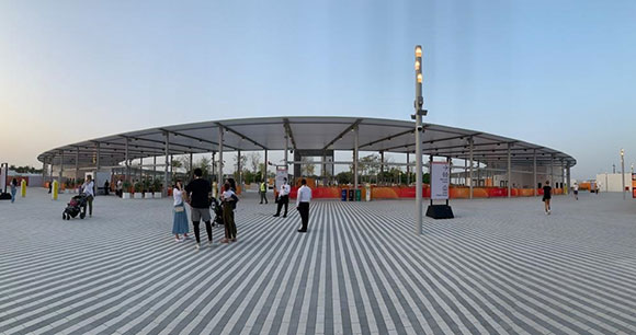 Arrival Plaza : Serge Ferrari at Dubai Expo 2021